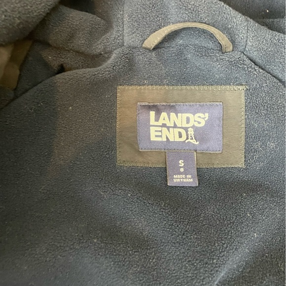 Lands' End squall waterproof insulated Black and Gray Jacket - Picture 5 of 15